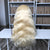 Luwel full lace wig transparent lace blonde color 613 body wave 130% 150% 180% density