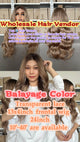 Luwelhair Tiktok version 24inch transparent lace 13x4 frontal wig, Balayage color, video 140506