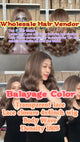 Luwelhair Tiktok version 18inch transparent lace 4x4 frontal wig, Balayage color, video 140315