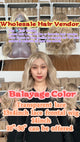 Luwelhair Tiktok version 14inch transparent lace 13x4 frontal wig, Balayage color, video 140217