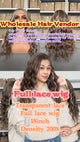 Luwelhair Tiktok version 18inch transparent lace full lace wig, 200% density Balayage color, video 140402