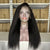 Luwel 13x4 13x6 lace frontal wig transparent lace HD lace natural color yaki 180% density