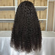 Luwel 5x5 lace closure wig transparent lace HD lace natural color curly wave 180% density