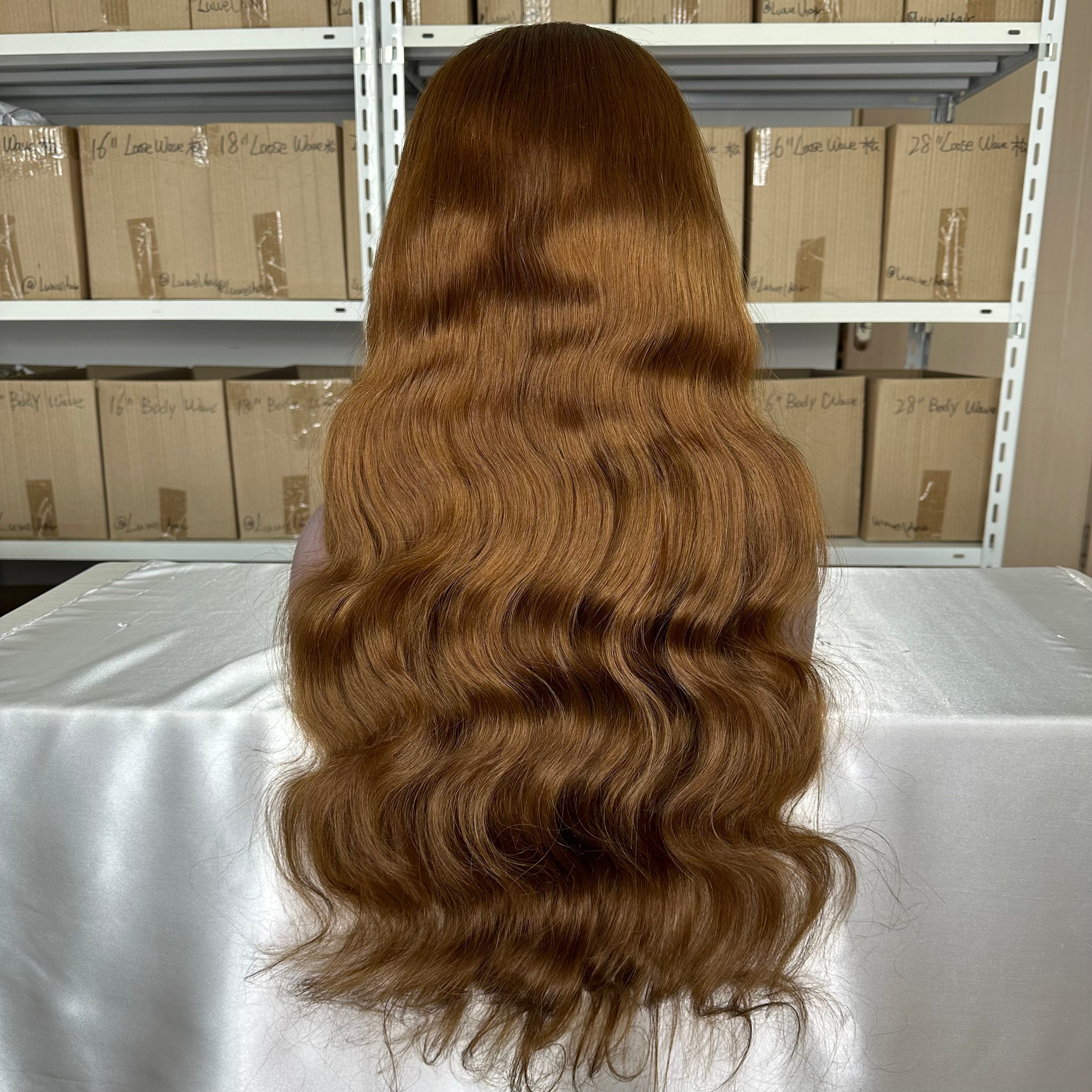 Brown wig transparent online