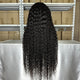 Luwel 5x5 lace closure wig transparent lace HD lace natural color jerry curl 180% density