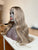 Luwel #CL02 color 13x4 13x6 lace frontal wig transparent lace HD lace 200% density straight