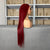 Luwelhair Tiktok version 24inch transparent lace 5x5 closure wig, burgundy color, video 140423