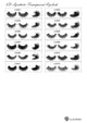 Luwel Luxury 3D Synthetic lashes LD2061-LD2072 transparent band