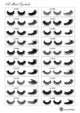 Luwel Luxury 3D mink lashes LD7061-LD7080 black band