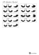 Luwel Luxury 3D Synthetic lashes LD1081-LD1089 Black band