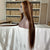 Luwel 13x4 13x6 lace frontal wig transparent lace HD lace brown color straight 180% density