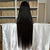 Luwel 4x4 lace closure wig transparent lace HD lace natural color straight 180% density