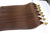 Luwel luxury hair extensions Hand tied weft dark brown #4 straight 300g