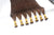 Luwel luxury hair extensions Hand tied weft dark brown #4 straight 300g