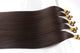 Luwel luxury hair extensions Hand tied weft dark brown #2 straight 300g