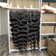 Luwelhair human hair 13x4 Swiss lace frontal, deep wave