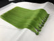 Luwel luxury hair extensions Flat tip hair green color straight 300g