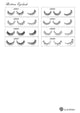 Luwel Luxury Normal Mink Bottom lashes LB9001-LB9008 black band