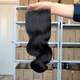 Luwelhair human hair 4x4 HD lace closure, straight and body wave