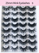 Luwel 3D mink lashes type ACEF, 25mm, regular grade, 3
