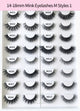 Luwel 3D mink lashes type M, 14-18mm, regular grade, 1
