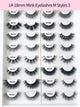 Luwel 3D mink lashes type M, 14-18mm, regular grade, 3