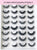 Luwel 3D mink lashes type M, 14-18mm, regular grade, 4