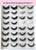 Luwel 3D mink lashes type M, 14-18mm, regular grade, 5