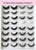 Luwel 3D mink lashes type M, 14-18mm, regular grade, 5