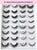 Luwel 3D mink lashes type M, 14-18mm, regular grade, 6