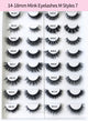 Luwel 3D mink lashes type M, 14-18mm, regular grade, 7
